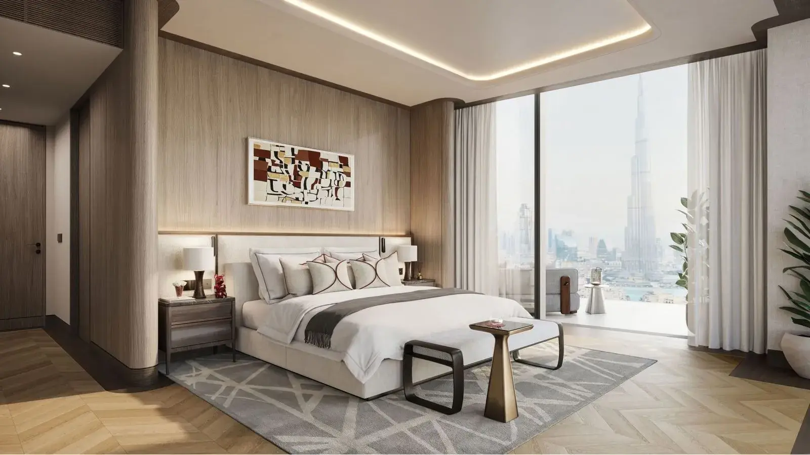 Baccarat Residences Dubai — Master bedroom