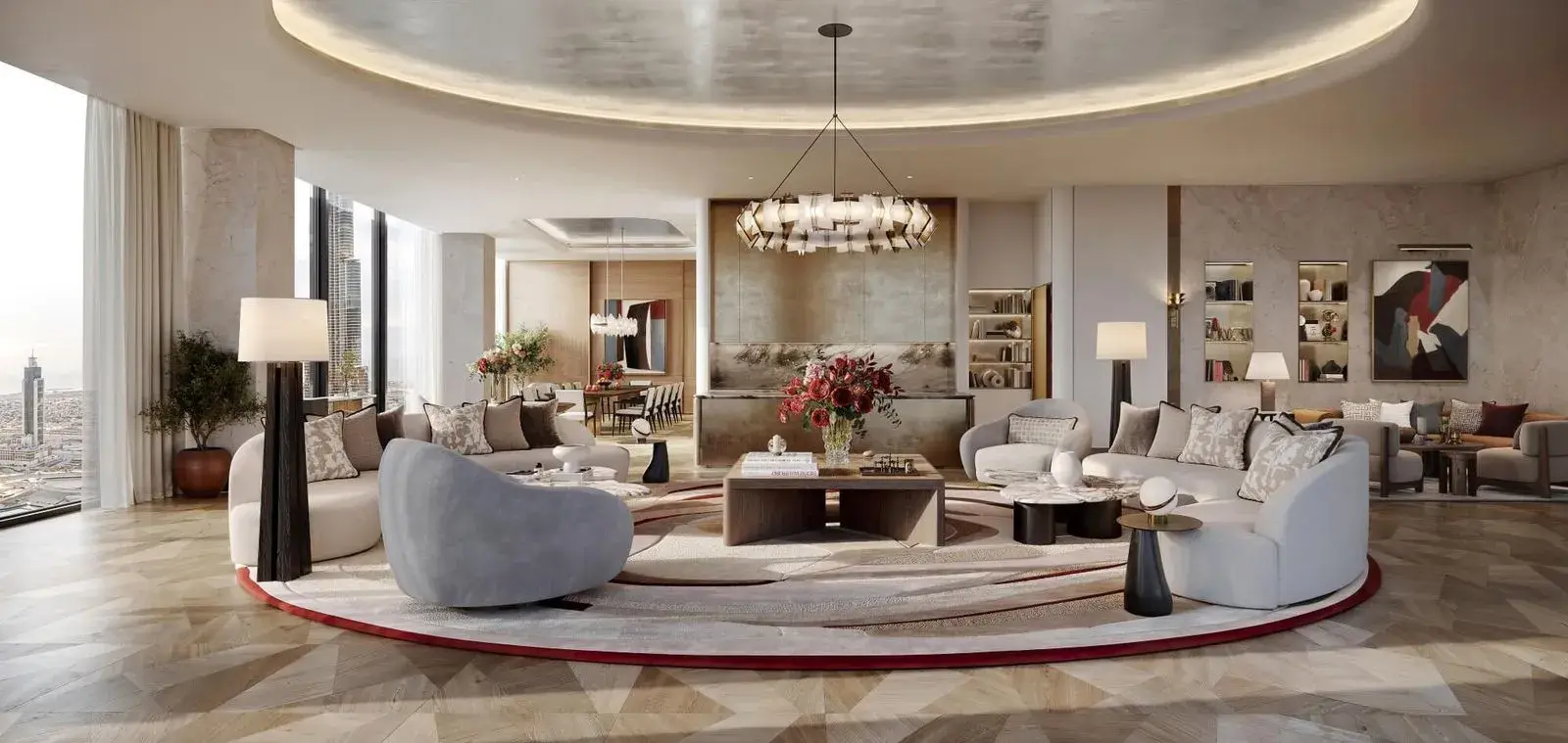 Baccarat Residences Dubai — Penthouse & signature staircase