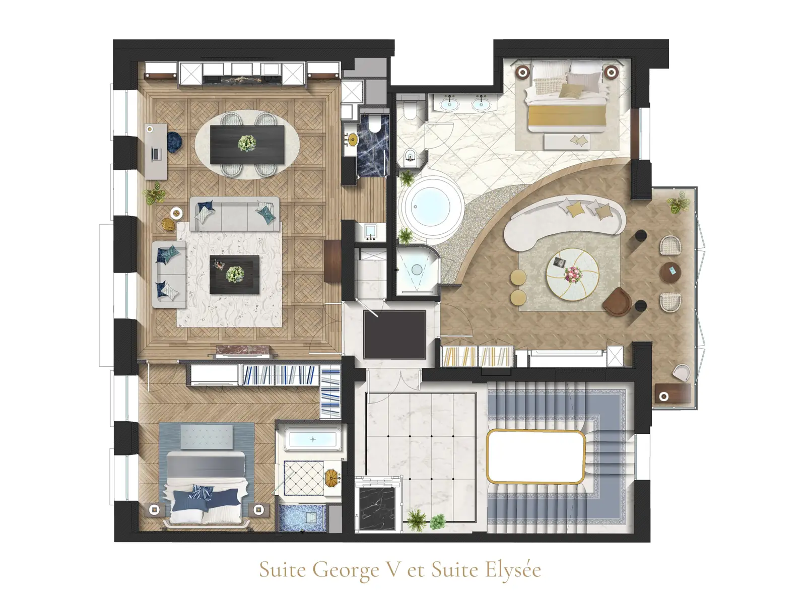 Official floor plan — Apartment I