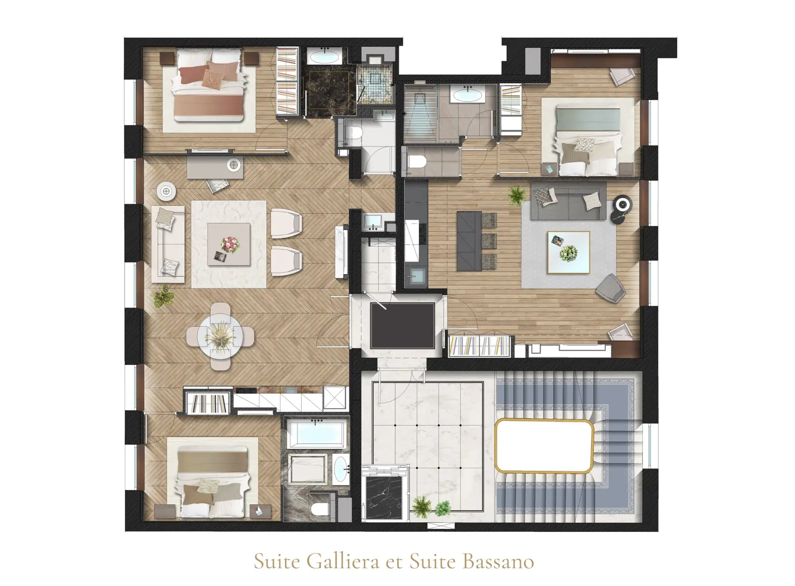 Official floor plan — Apartment II