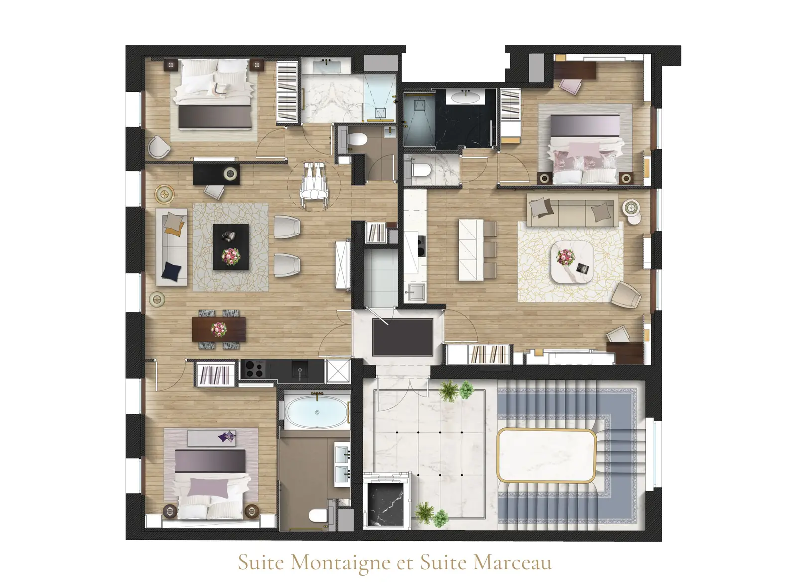 Official floor plan — Apartment III