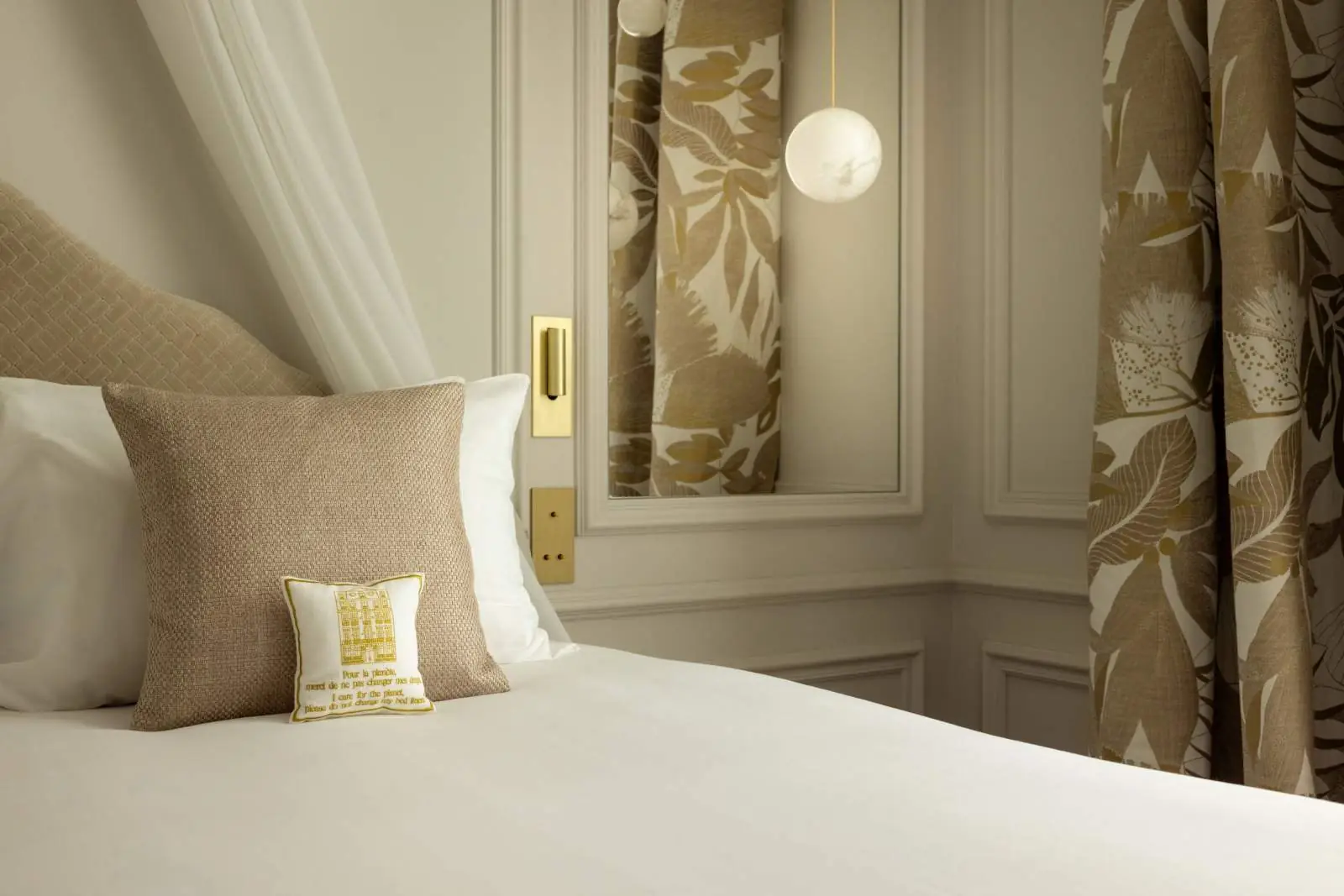 The detail that stays with you — Galliera Suite, Maison Bauchart