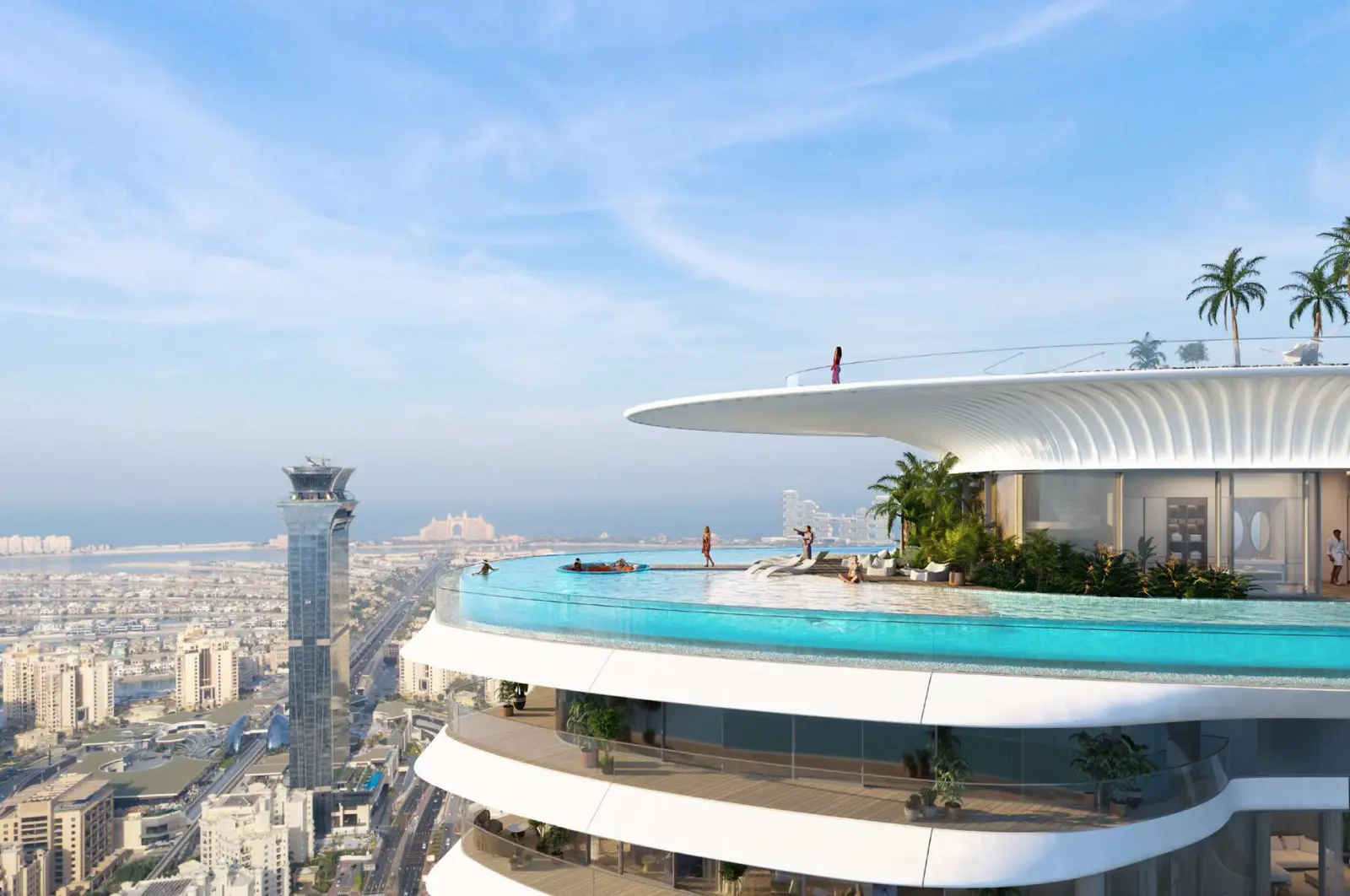 Como Residences — Rooftop infinity pool
