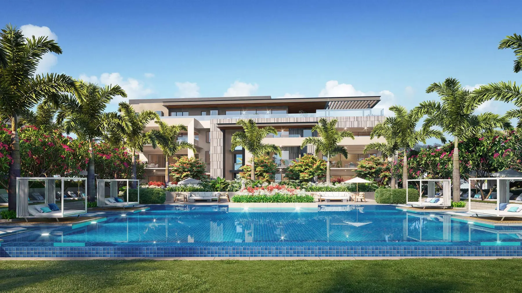 The apartments' pool — Mont Choisy La Réserve