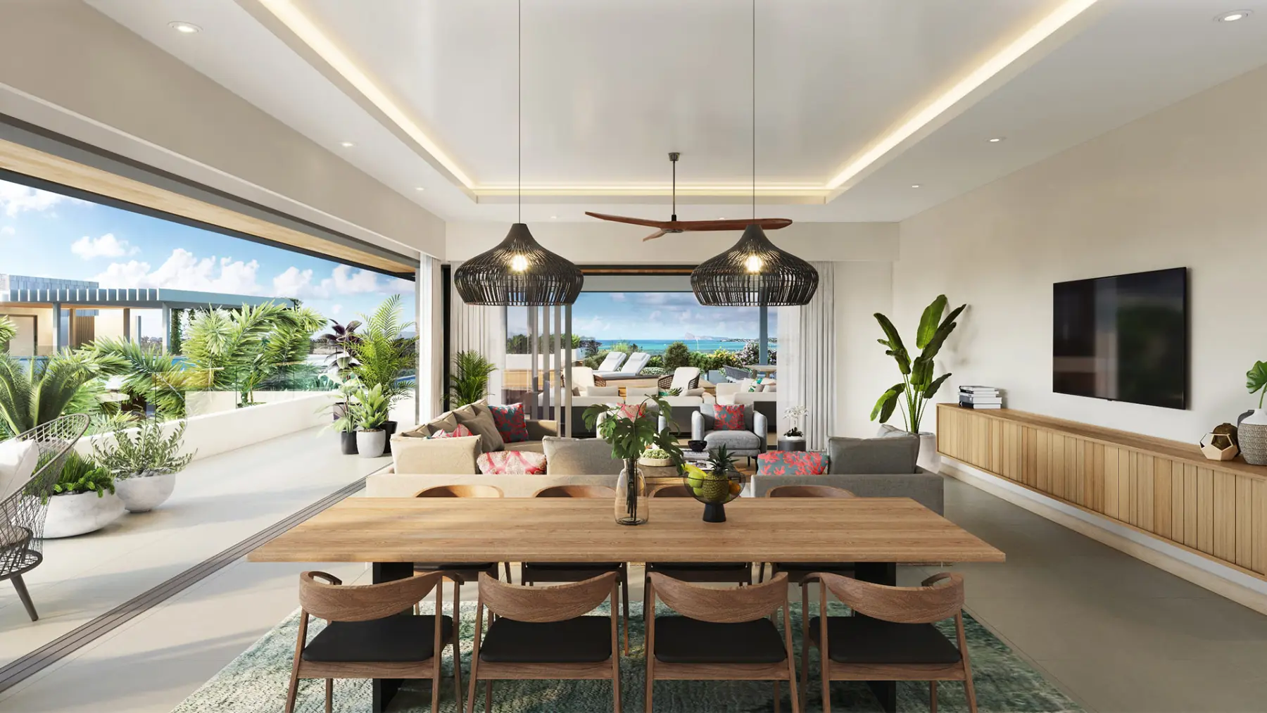 Penthouse interior — Mont Choisy La Réserve