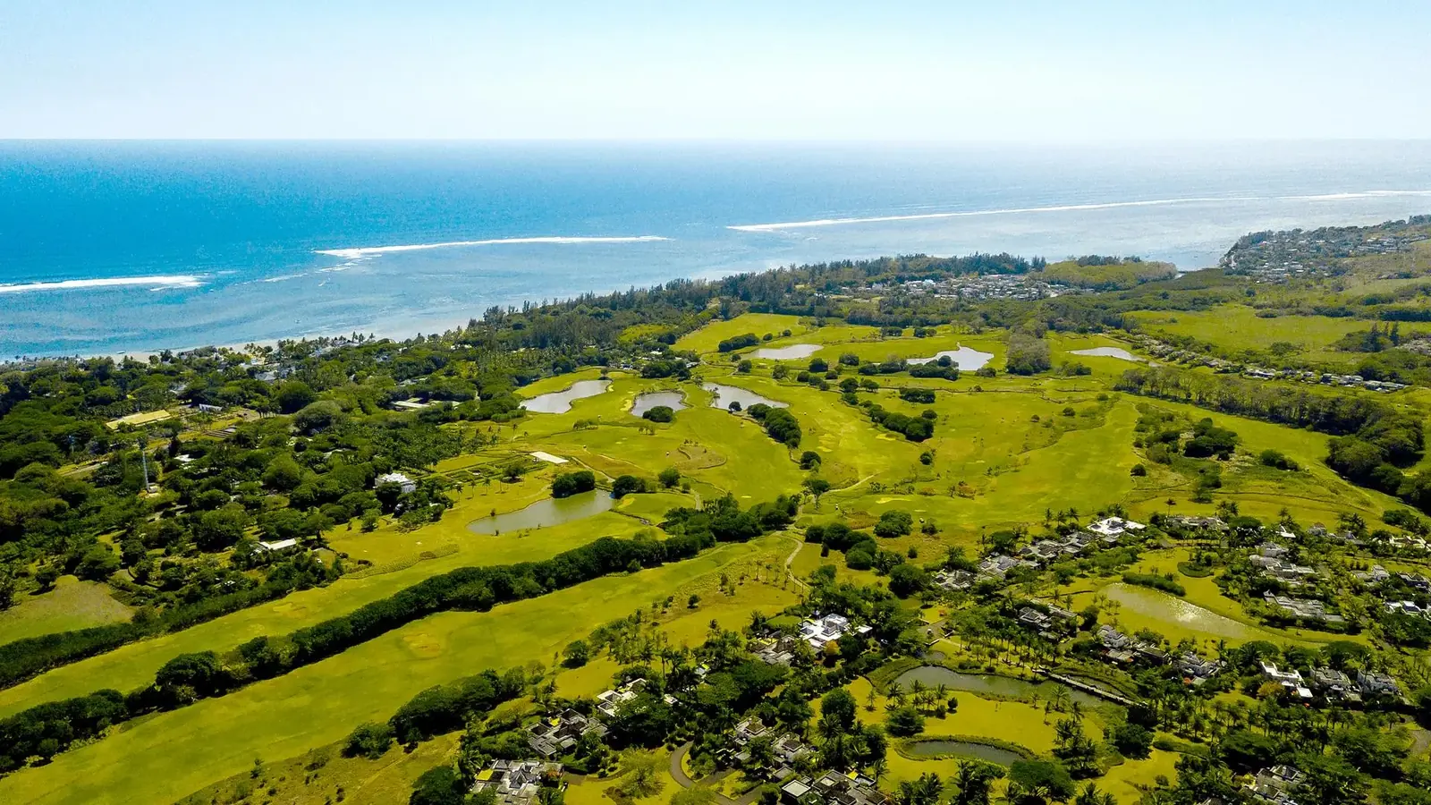 The nature of the Bel Ombre estate between mountain and lagoon, Mauritius