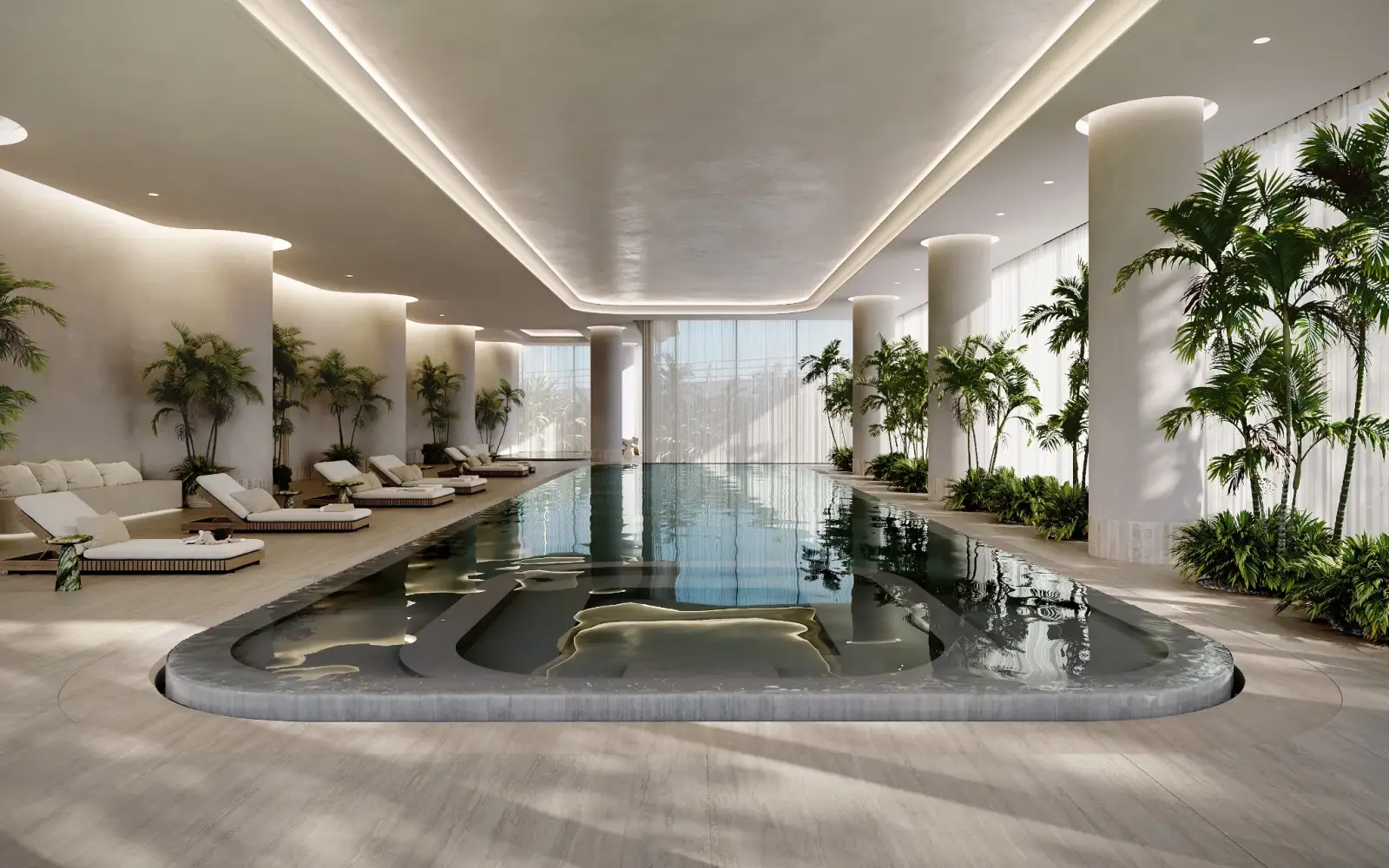 Vela Viento — Piscine intérieure semi-olympique