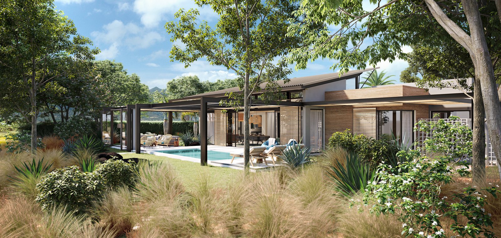 Bioclimatic architecture and sustainable project at Harmonie Golf & Beach Estate