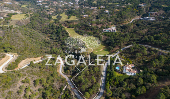 Terrain plat vue golf La Zagaleta — Homesite 852