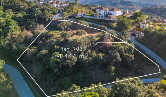 Homesite proche entrée La Zagaleta 4400m2