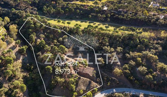 Terrain vue aérienne drone La Zagaleta — Homesite 824