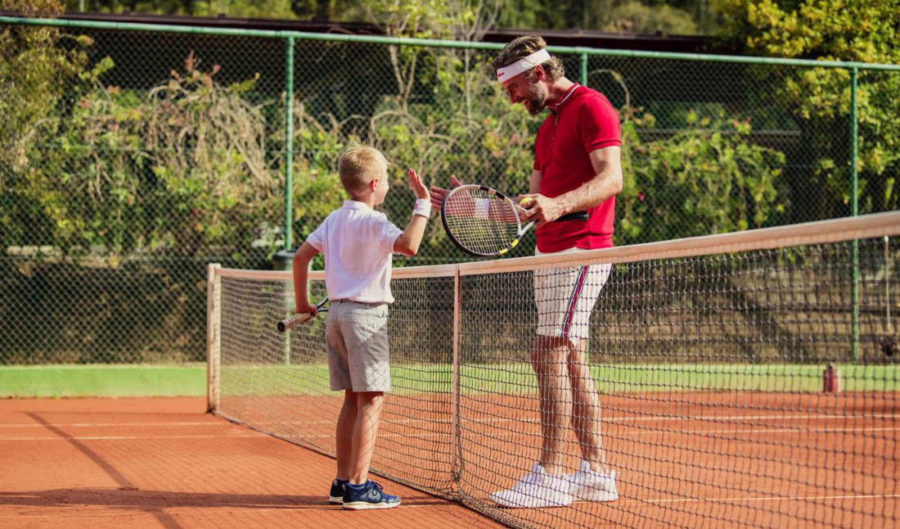 Courts de tennis La Zagaleta — vue panoramique