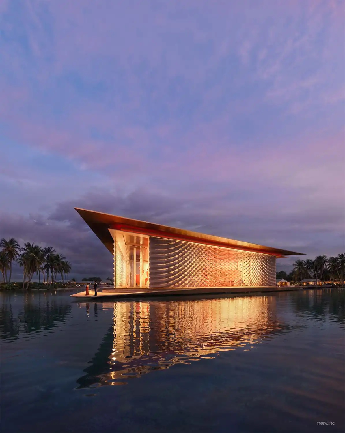 Baccarat Maldives — private art gallery within the estate