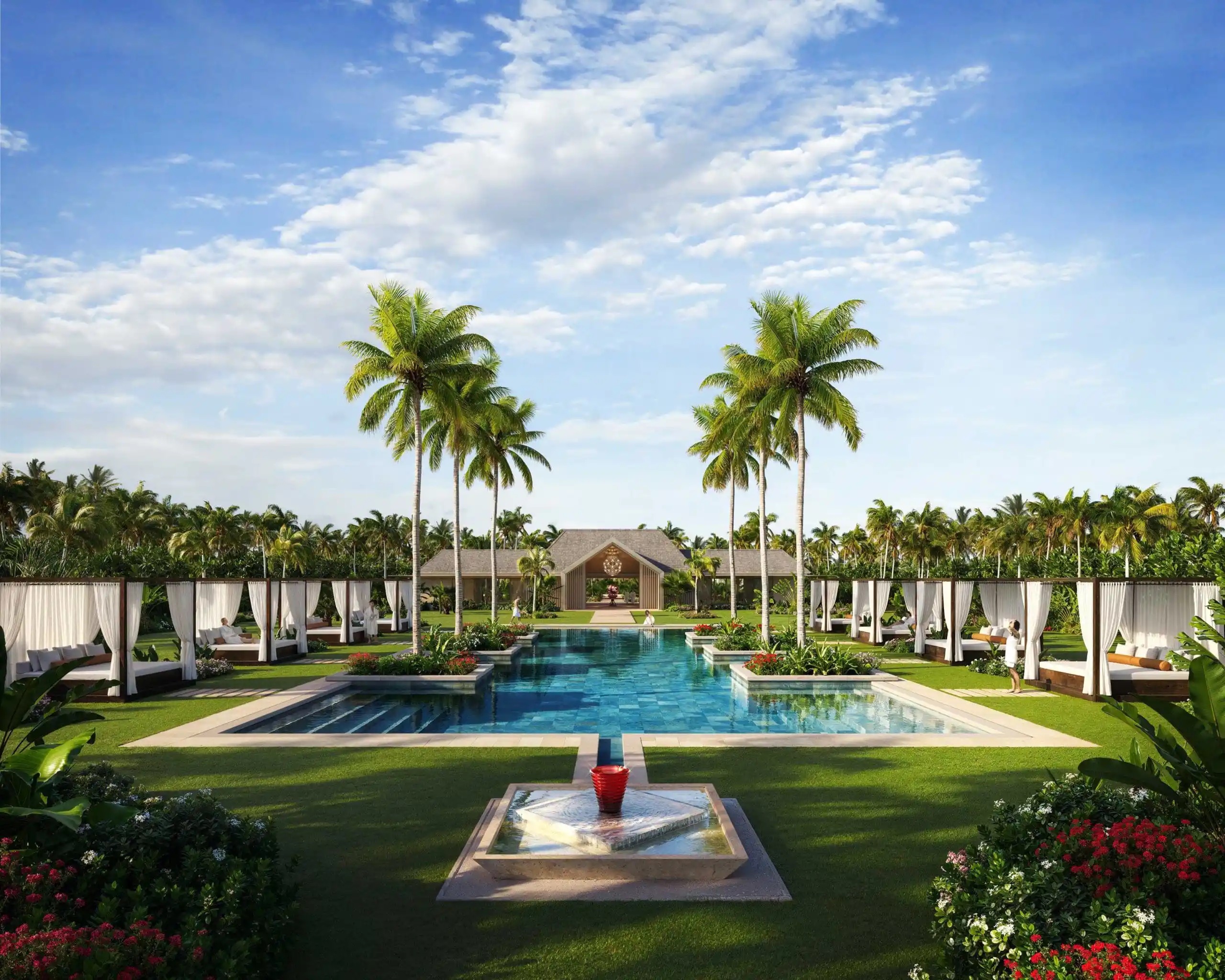 Baccarat Maldives wellness — overwater spa treatment pavilion above the lagoon